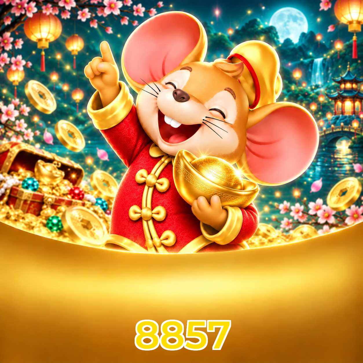 Interface de jogos na 8857 incluindo Plushie Frenzy